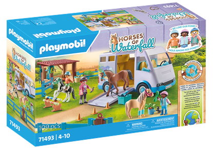 Picture of PLAYMOBIL HORSES OF WATERFALL Mobili jodinėjimo mokykla 71493