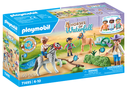 Picture of PLAYMOBIL HORSES OF WATERFALL Ponių turnyras 71495