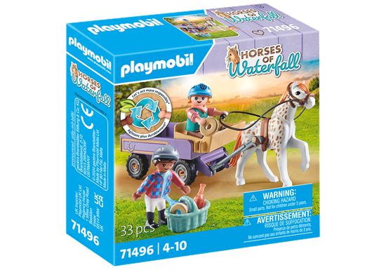 Picture of PLAYMOBIL HORSES OF WATERFALL Ponių vežimas 71496