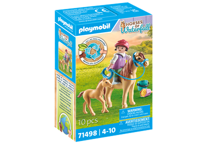 Picture of PLAYMOBIL HORSES OF WATERFALL Vaikas su poniais 71498