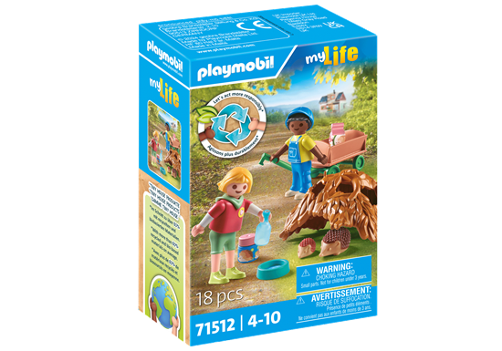 Picture of PLAYMOBIL MY LIFE Ežiukų šeimynėlės priežiūra 71512