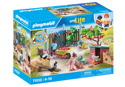 Picture of PLAYMOBIL MY LIFE Vištidė namo kieme 71510