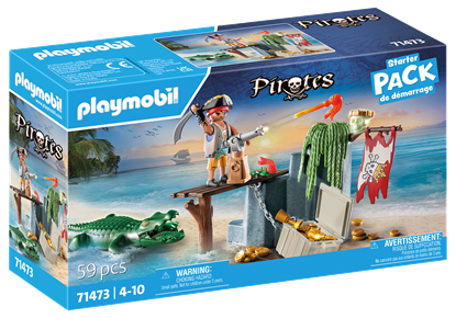 Picture of PLAYMOBIL PIRATES Piratas ir aligatorius 71473