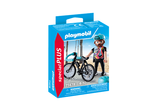 Picture of PLAYMOBIL SPECIAL PLUS Dviratininkas Paul 71478