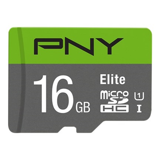 Picture of PNY Elite microSDHC 16GB UHS-I Class 10