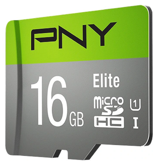 Picture of PNY Elite microSDHC Memory Card 16GB UHS-I Class 10