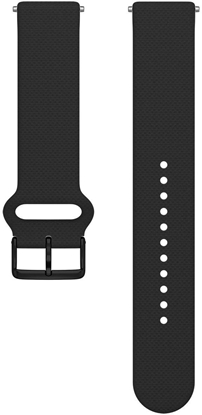 Attēls no Polar watch strap 20mm S-L T, black silicone