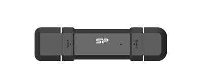 Attēls no Silicon Power Portable External SSD | DS72 | 500 GB | USB Type-A/USB Type-C 3.2 Gen 2 | Black