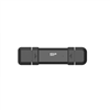 Picture of Silicon Power Portable External SSD | DS72 | 500 GB | USB Type-A/USB Type-C 3.2 Gen 2 | Black