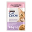 Изображение PURINA Cat Chow Sensitive Salmon and Zucchini - wet cat food - 4 x 85g