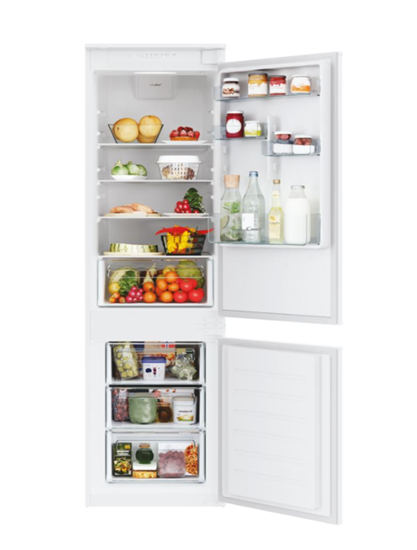 Picture of Candy Refrigerator | CBL3518E | Energy efficiency class E | Built-in | Combi | Height 177.2 cm | Fridge net capacity 190 L | Freezer net capacity 73 L | 38 dB | White