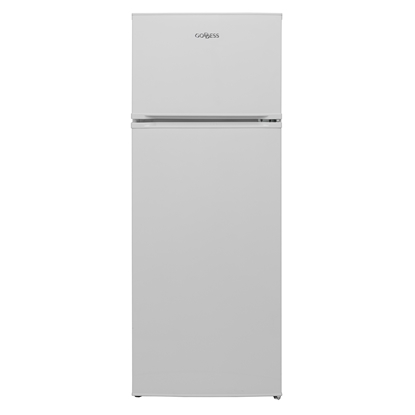 Attēls no Refrigerator | GODRDD0144GW8AE | Energy efficiency class E | Free standing | Double Door | Height 145 cm | Fridge net capacity 171 L | Freezer net capacity 42 L | 41 dB | White