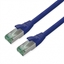 Picture of Roline Recycled Material ROLINE RM S/FTP (PiMF) Patch Cord Cat.6A, blue, 0.5 m