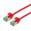 Picture of Roline Recycled Material ROLINE RM U/FTP DataCenter Patch Cord Cat.6A (Class EA), slim, red, 0.15 m