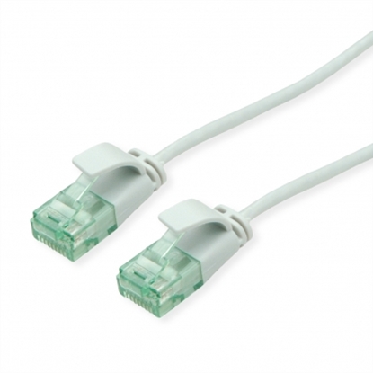 Изображение Roline Recycled Material ROLINE RM UTP Data Center Patch Cord Cat.6A (Class EA), Slim, grey, 0.15 m