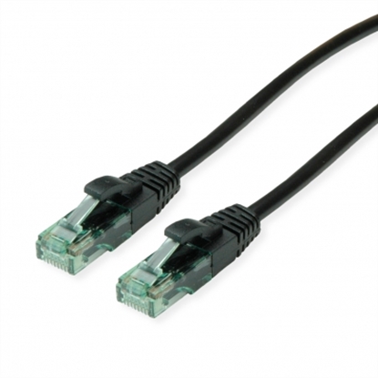 Изображение Roline Recycled Material ROLINE RM UTP Patch Cord Cat.6A, black, 0.3 m