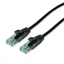 Picture of Roline Recycled Material ROLINE RM UTP Patch Cord Cat.6A, black, 0.3 m