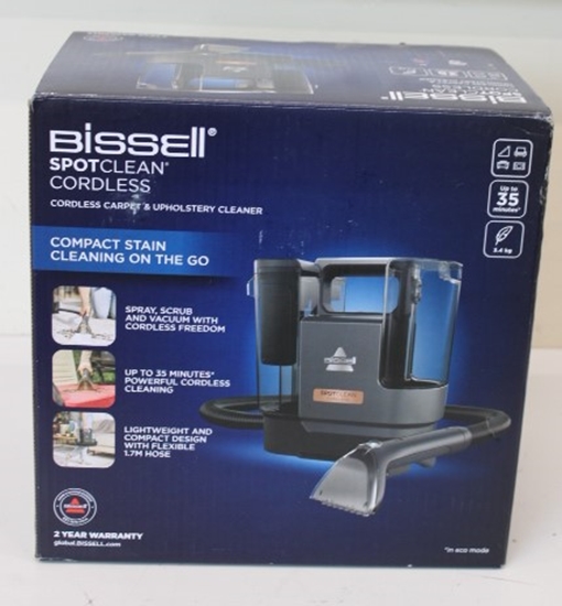 Picture of SALE OUT.  | Bissell SpotClean EU, Carpet and Upholstery Cleaner | 3681N | Cordless operating | Washing function | 25.9 V | Operating time (max) 35 min | Black | Warranty 24 month(s) | UNPACKED, USED, SCRATCHES