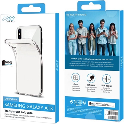 Picture of Samsung Galaxy A13 4G Soft Cover By My Way Transparent