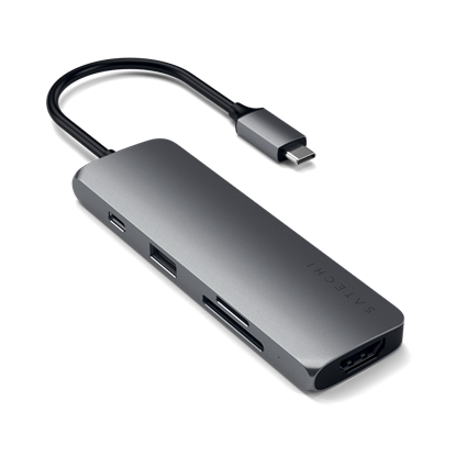 Attēls no Adapteris Satechi USB-C Multiport Pro - Space Gray