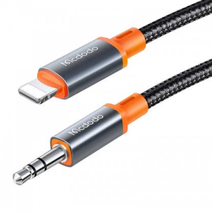 Attēls no Savienotājkabelis Apple viedtālruņiem Lightning uz STEREO 3.5mm Jack |  1.2m | Mcdodo