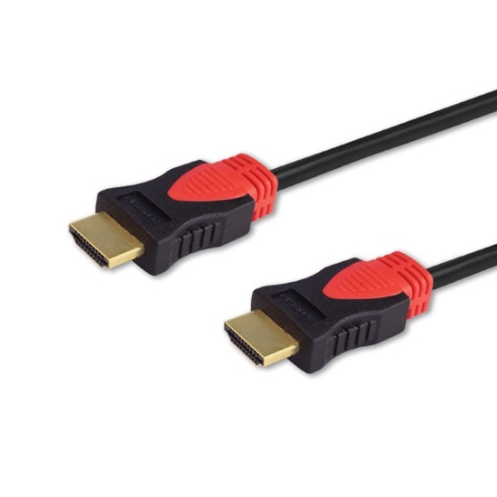 Изображение Savio CL-95 HDMI cable 1,5 m HDMI Type A (Standard) Black,Red