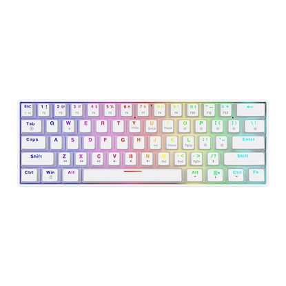 Attēls no SAVIO MECHANICAL KEYBOARD WHITEOUT X2 OUTEMU BROWN. HOT EXCHANGE