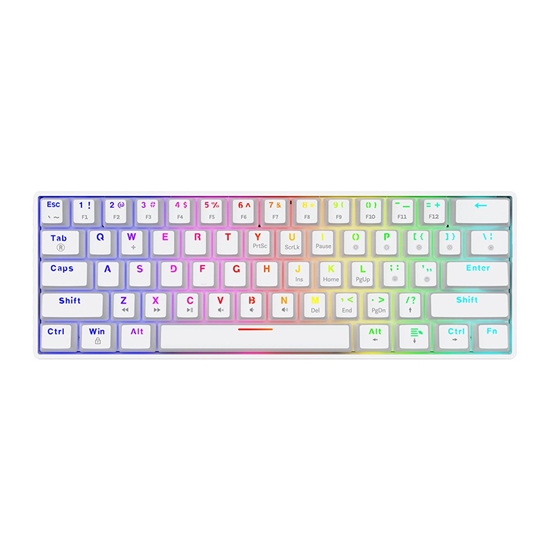 Picture of SAVIO MECHANICAL KEYBOARD WHITEOUT X2 OUTEMU BROWN. HOT EXCHANGE