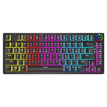 Attēls no SAVIO PHENIX Wireless mechanical keyboard, Gateron Yellow Pro, Pudding