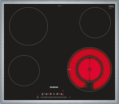 Изображение Siemens iQ300 ET645FFN1E hob Black Built-in 60 cm Ceramic 4 zone(s)