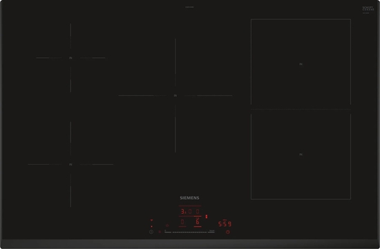 Picture of Siemens iQ500 ED851HWB1E hob Black Built-in 80 cm Zoneless induction hob 4 zone(s)