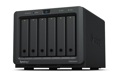 Attēls no Synology DiskStation DS620SLIM NAS/storage server Desktop Ethernet LAN Black J3355