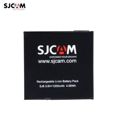 Attēls no SJCam Oriģināls akumulators priekš Sporta Kameras SJ8 Air / Plus / Pro 3.8V 1200mAh Li-Ion (EU Blister)