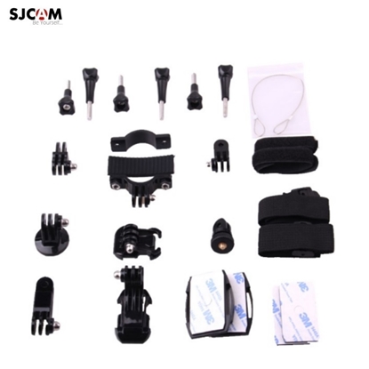 Picture of SJCam Uniersāls Sporta Kameru DV 22mm Fiksācijas elementu komplekts ar 23 elementiem SJCam GoPro Acme