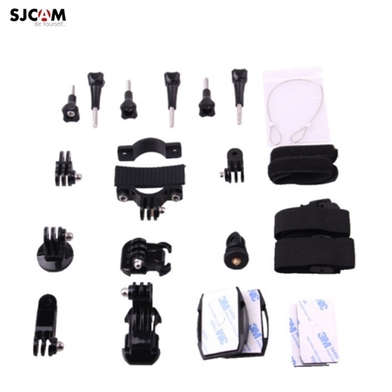 Picture of SJCam Uniersāls Sporta Kameru DV 22mm Fiksācijas elementu komplekts ar 23 elementiem SJCam GoPro Acme