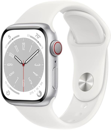 Attēls no SMARTWATCH SERIES8 41MM CELL./SILVER/WHITE MP4A3B/A APPLE