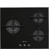 Изображение SMEG GLASS COOKTOP 3F BURNERS BLACK PV163B3