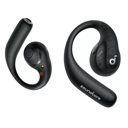 Attēls no SOUNDCORE OPEN DESIGN WIRELESS HEADPHONES AEROFIT PRO BLACK