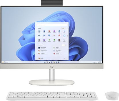 Изображение Komputer HP HP AiO 24-cr0003nw Ryzen 5 7520U 23 8 FHD AG IPS 16GB_DDR5 SSD512 Radeon 610M Win11 2Y Shell White