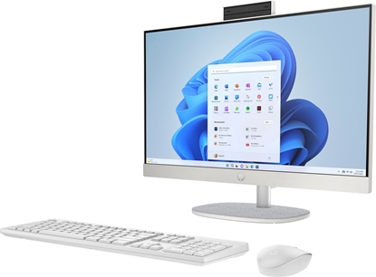 Изображение Komputer HP HP AIO 24-cr0011nw i5-1335U 23.8"FHD AG IPS 16GB DDR4 3200 SSD512 Intel Iris Xe Graphics Win11 2Y Shell White