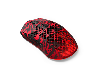 Picture of SteelSeries Gaming Mouse | Aerox 3 | Wireless | 2.4 GHz, Bluetooth 5.0 | Faze Clan Edition