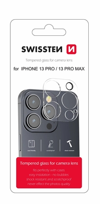 Picture of Swissten Tempered Glass For Camera Lens For Apple iPhone 13 Pro / 13 Pro Max