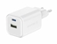 Attēls no Swissten Travel Charger GaN USB-C / PD USB-A / 18W QC / 45W