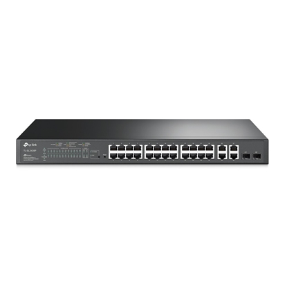 Attēls no Switch|TP-LINK|SL2428P|Rack|PoE+ ports 24|250 Watts|SL2428P