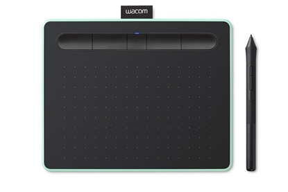 Изображение Tablet graficzny Wacom Wacom Intuos M Bluetooth tablet graficzny Czarny, Zielony 2540 lpi 216 x 135 mm USB/Bluetooth