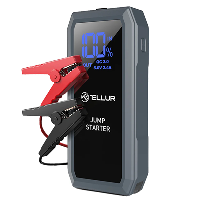 Picture of Tellur Portable Car Jump Starter, 1500A, Power Bank, 16800mAh, LED Light