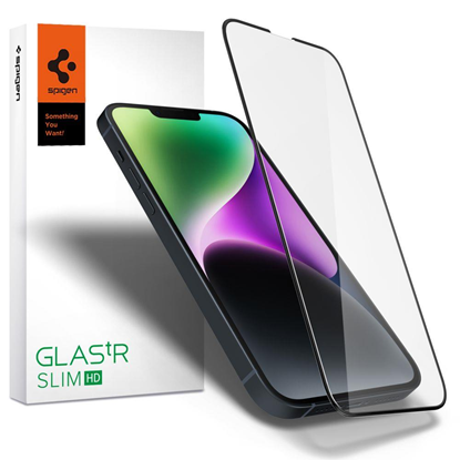 Attēls no TEMPERED GLASS Spigen GLASS FC IPHONE 13 | 13 PRO 