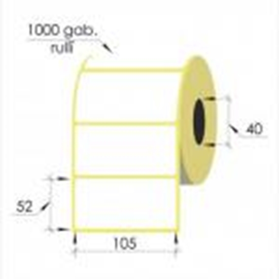 Picture of Termo uzlīmes 105x52mm d40 1000uzl rul