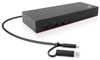 Изображение ThinkPad Hybrid USB A/C Dock 2xDisplayPort, 2xHDMI, 2x3840x2160-60Hz, 1Gbit LAN, 1xUSB-C Front 5xUSB-A 2xUSB2.0 3xUSB3.0 (EU)