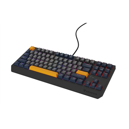 Изображение THOR 230 | Mechanical Gaming Keyboard | Wired | US | Naval Blue Negative | USB Type-A | Outemu Panda